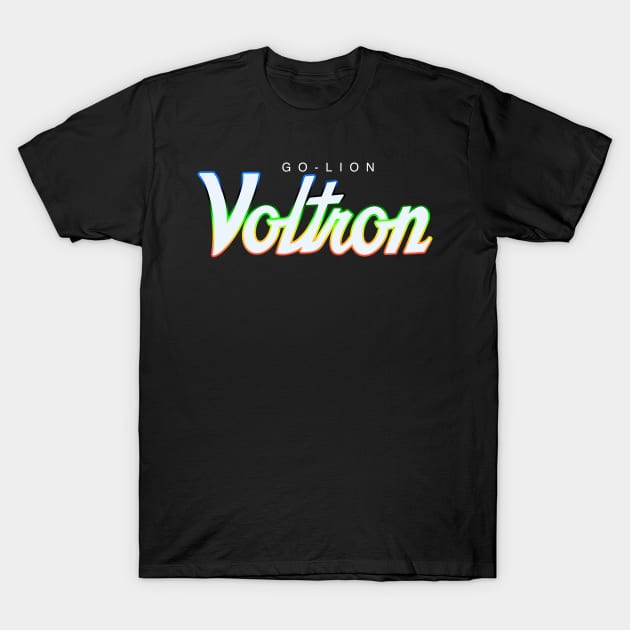 Voltron Script T-Shirt by maersky